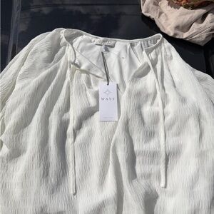 WAYF Ivory Blouse size XL